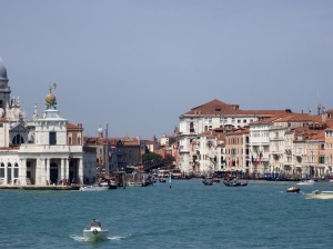 One more look at the southern entrance to the Grande Canal from the upper deck of the Lido ferry.